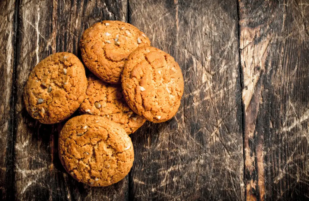 cookies de aveia e mel